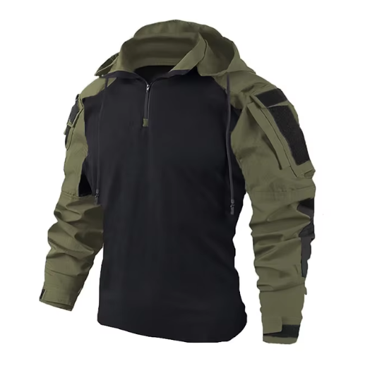 Quarter Zip Combat Hoodie